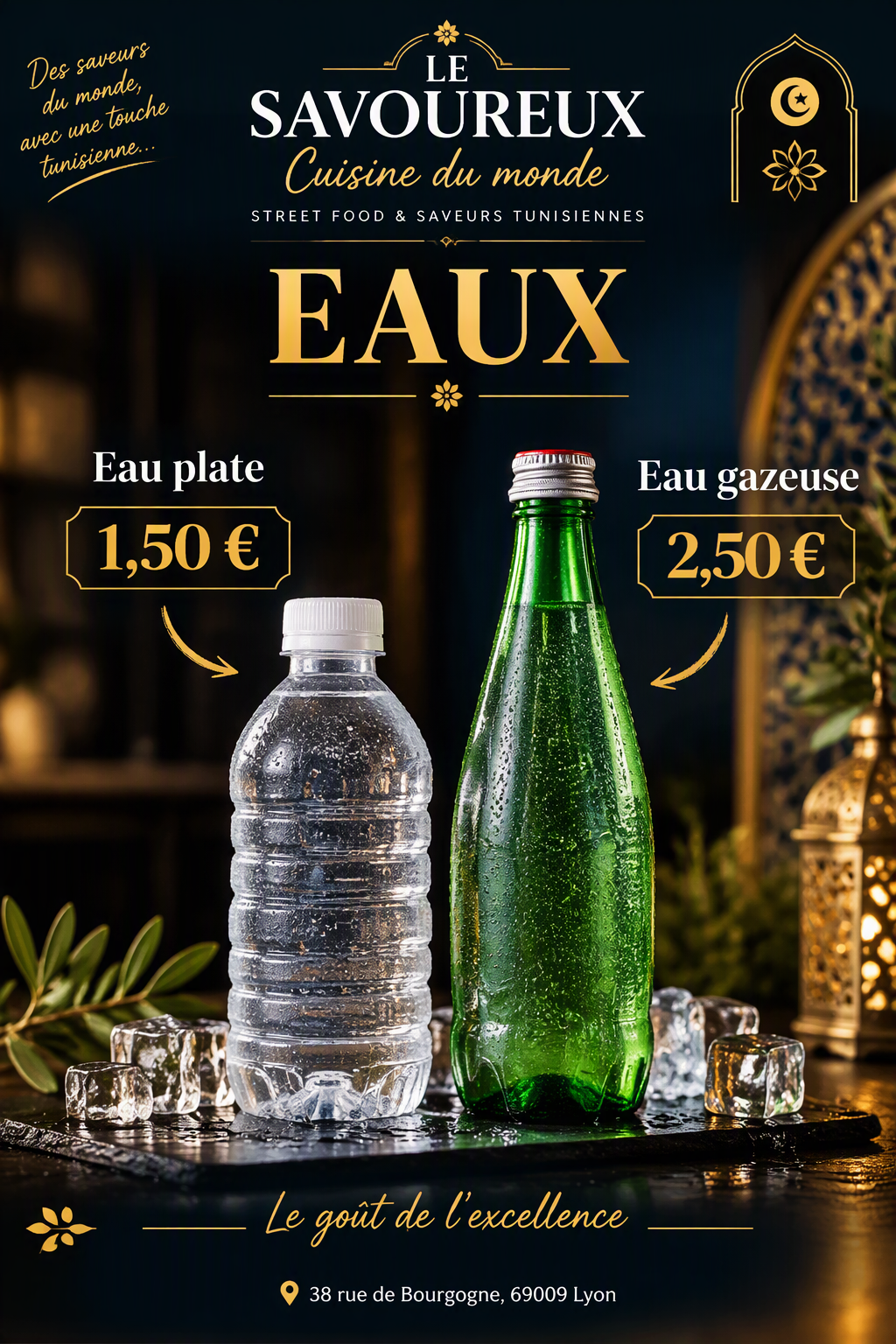 Eau plate